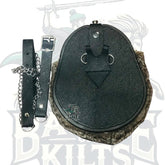 Traditional Full Dress Scottish Fur Sporran – 3 Tassel Sporran with Chain & Belt by BattleOfKilts